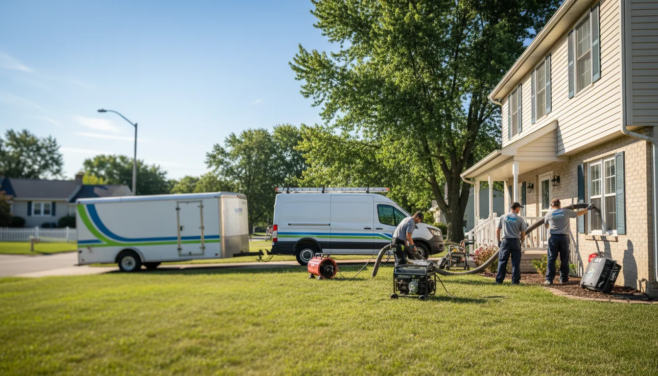 Flooded Basement Restoration And Cleanup With Repair in Earle, AR near me